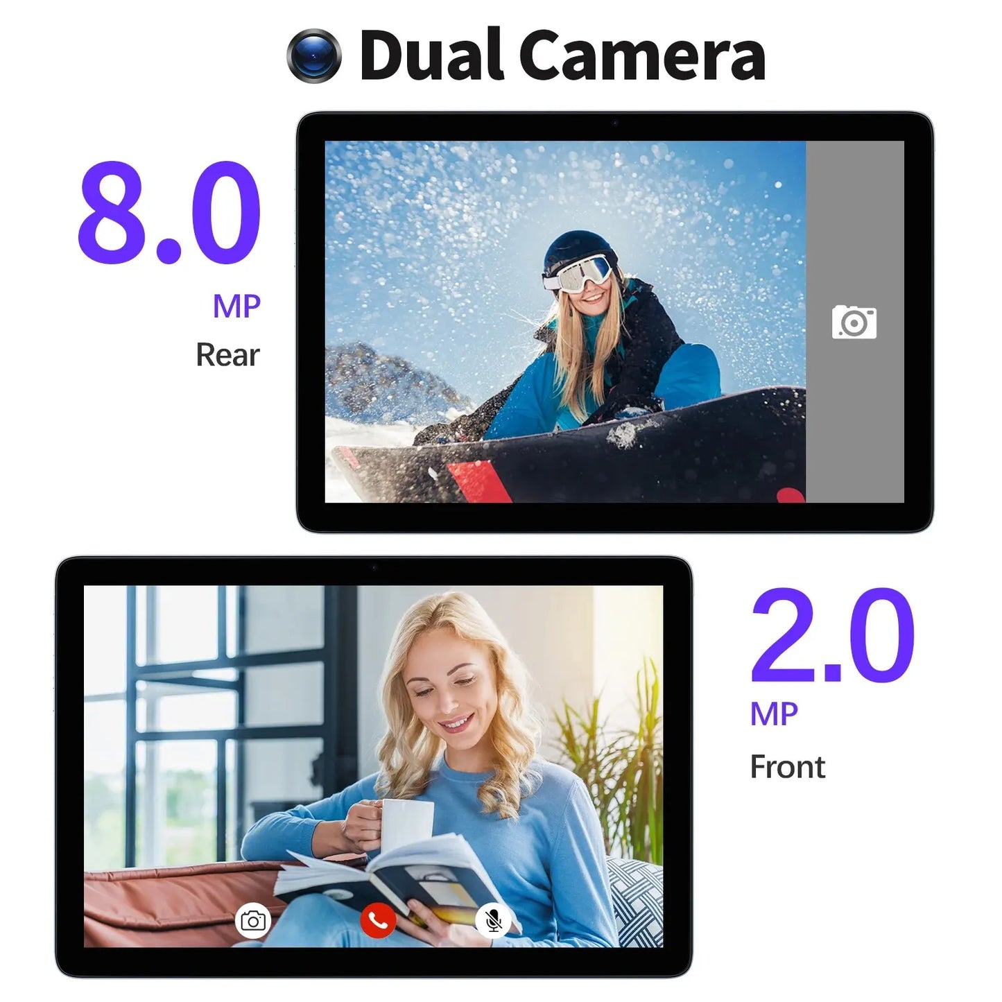 Tablet Android 14 PRITOM TAB11 de 10” con Teclado, Mouse y Funda – 8GB RAM, 128GB ROM, WiFi 5G