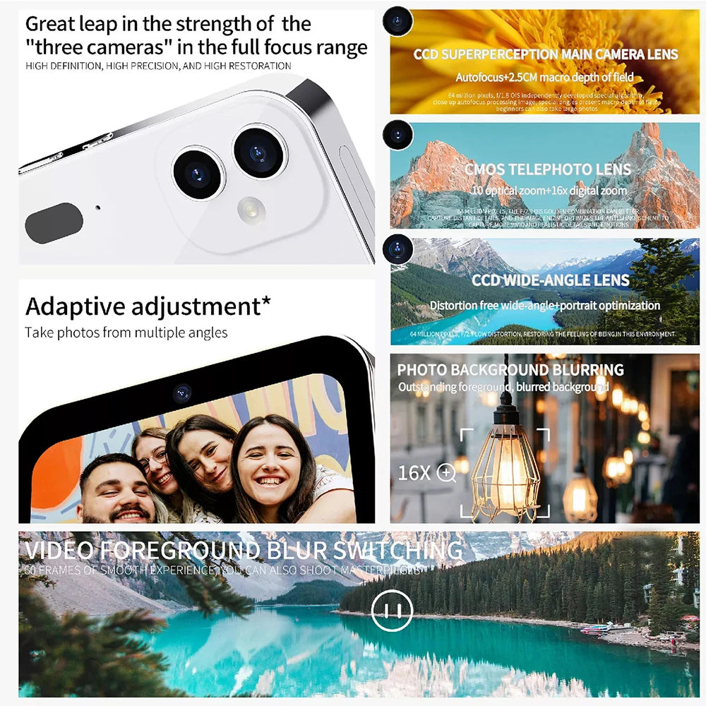 Cámara Digital 4K D6 con Pantalla Táctil y Visión Nocturna | 64MP para Vlogs y Música