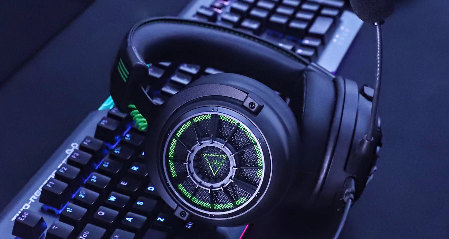 EKSA E5000 Pro – 7.1 Gaming Headset with ENC Microphone and Interchangeable Cables