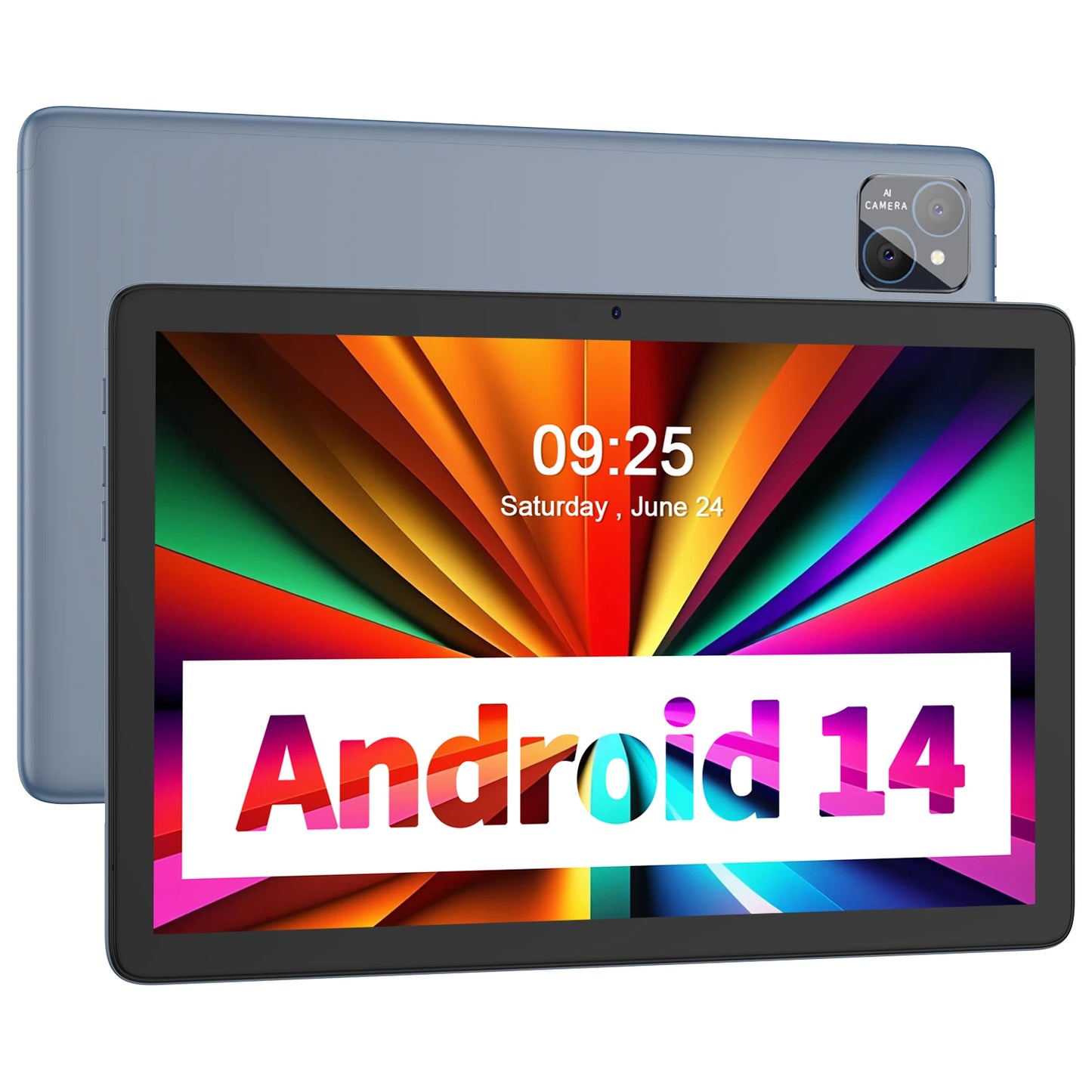 Tablet Android 14 PRITOM TAB11 de 10” con Teclado, Mouse y Funda – 8GB RAM, 128GB ROM, WiFi 5G