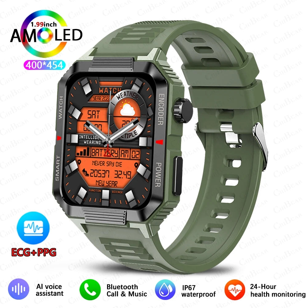 Smartwatch with GPS and Health Monitor – 1.99” HD Display