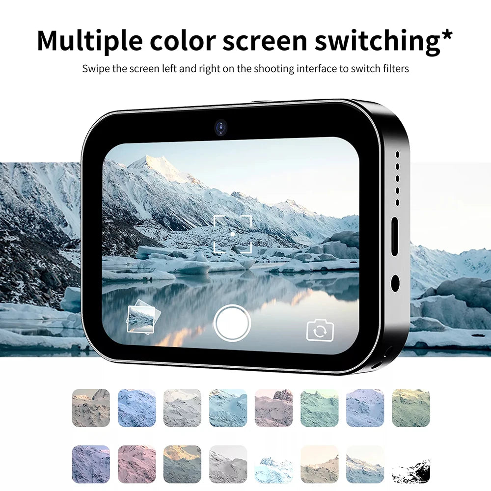 Cámara Digital 4K D6 con Pantalla Táctil y Visión Nocturna | 64MP para Vlogs y Música