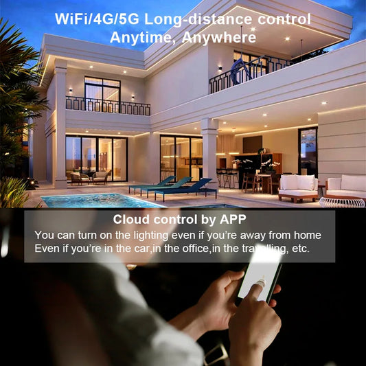 Smart WiFi RGB/RGBW/CCT LED Controller – Compatible with Alexa, Google Home and Tuya App