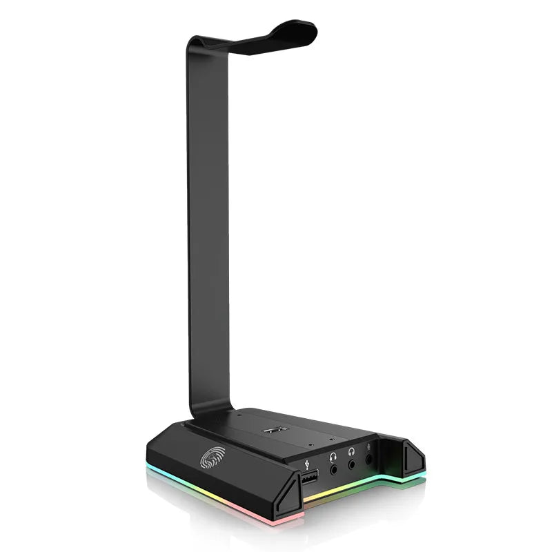 Soporte Gamer EKSA W1 con Sonido 7.1, RGB y Puertos USB - Headset Stand para Escritorio