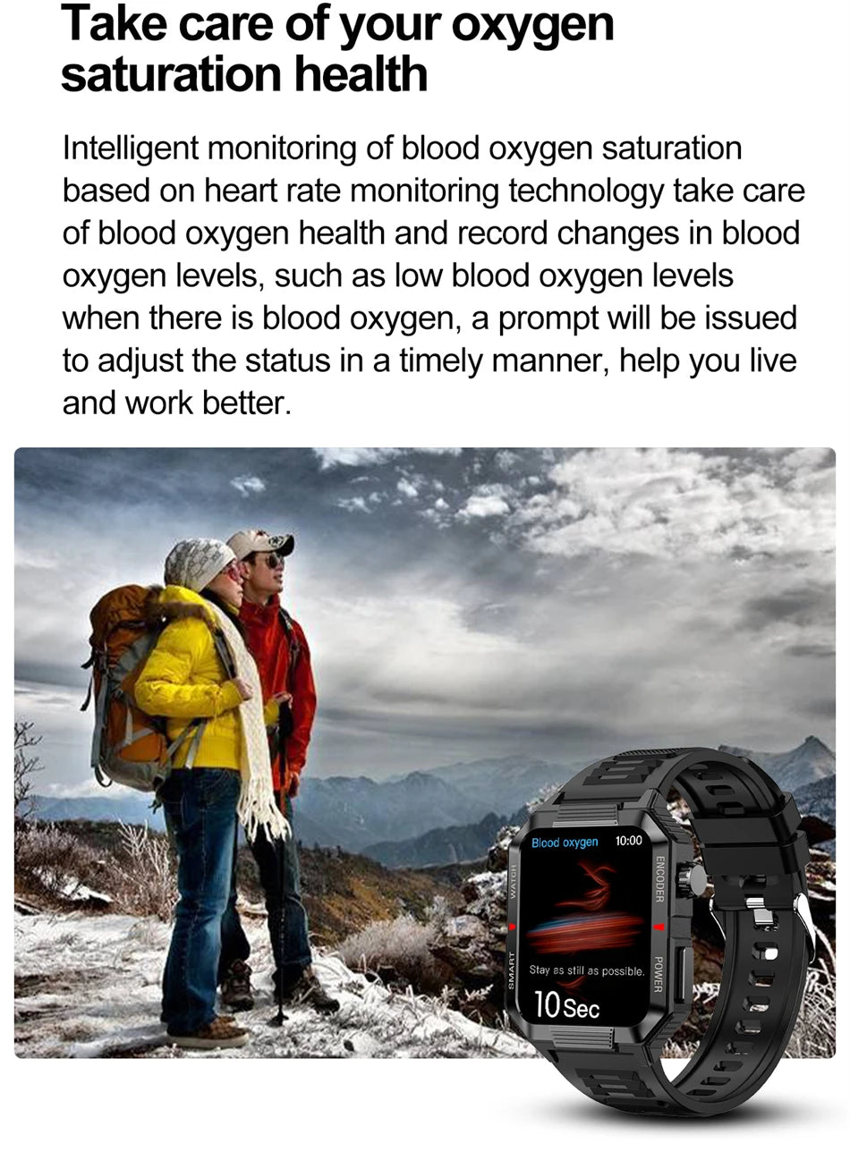 Smartwatch with GPS and Health Monitor – 1.99” HD Display